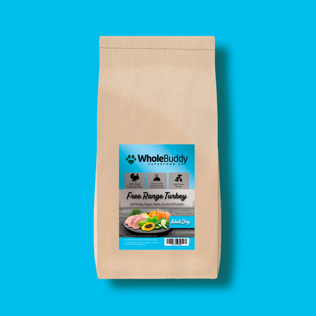 Superfood 65 Turkey with Parsley, Papaya, Nettle, Zucchini & Pumpkin