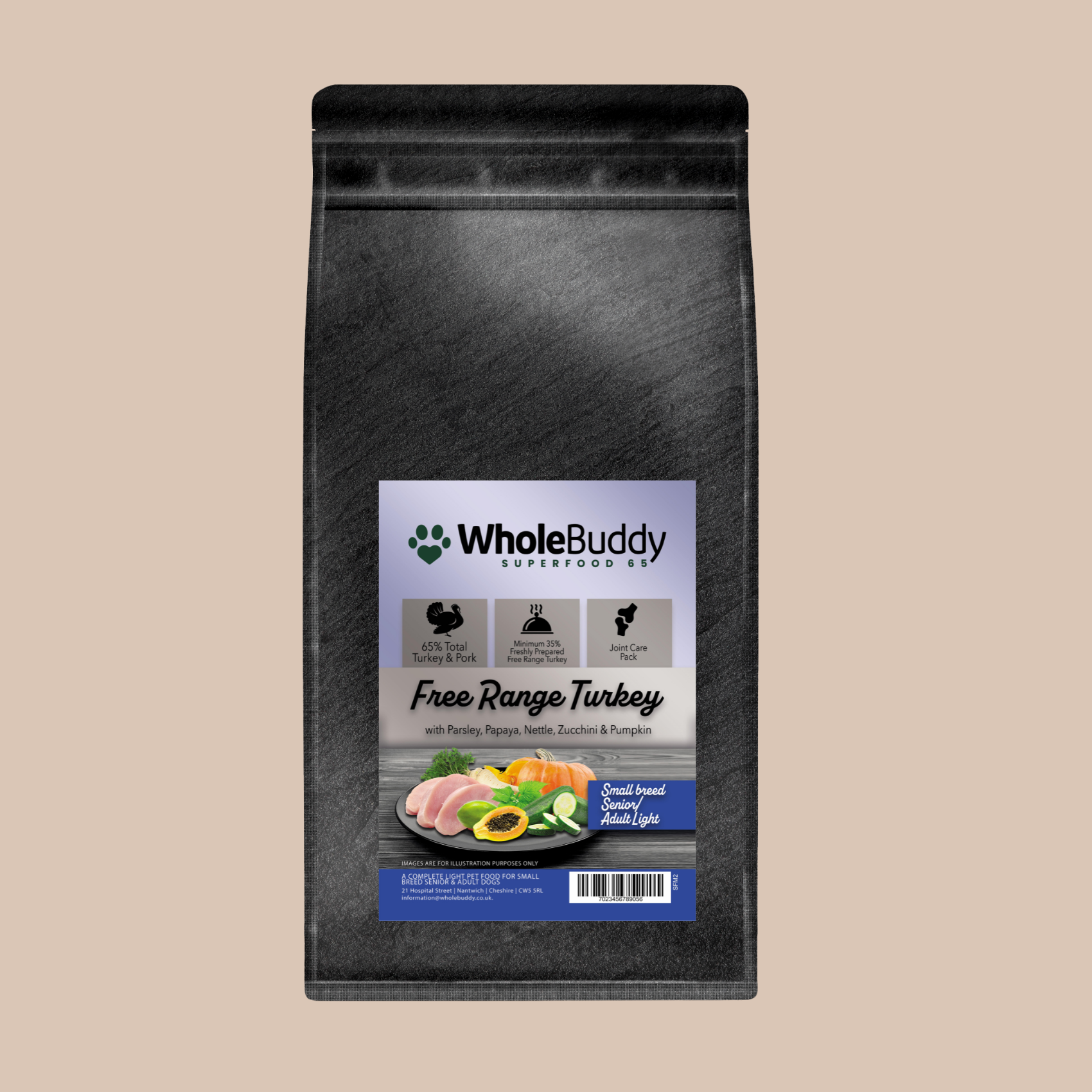 Superfood 65 Turkey Small Breed Senior Light