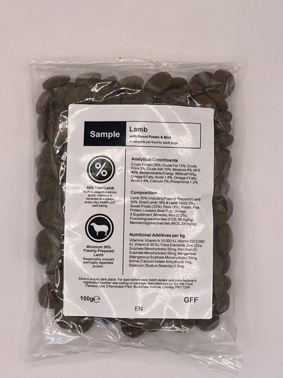 Grain Free Lamb with Sweet Potato & Mint