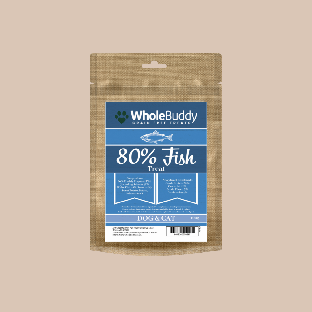 WholeBuddy 80% Fish Treats
