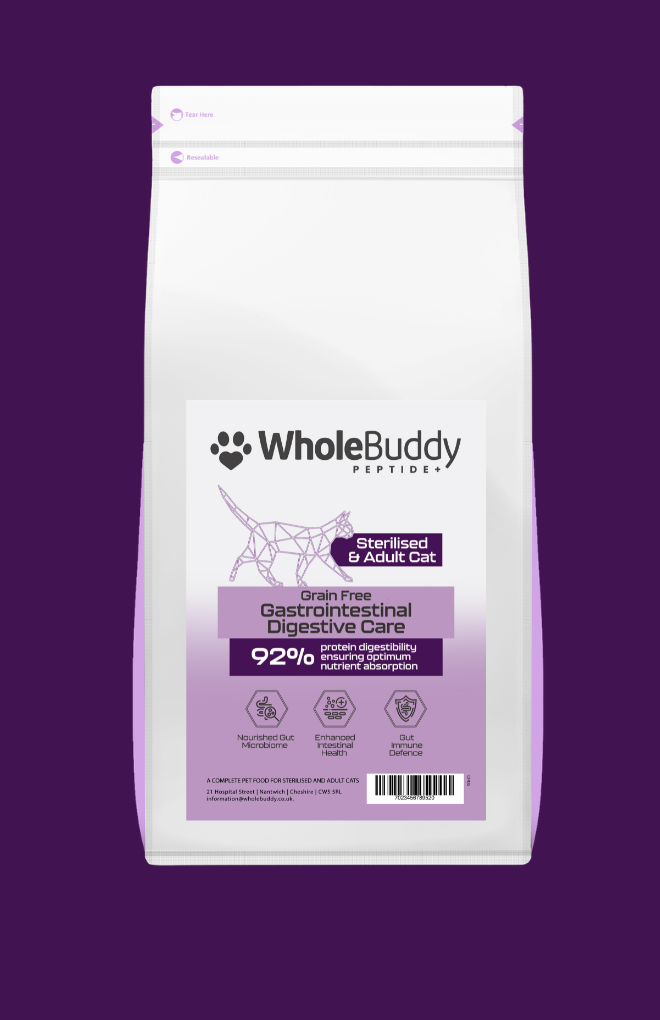 WholeBuddy Peptide+ Cat: Gastrointestinal Digestive Care