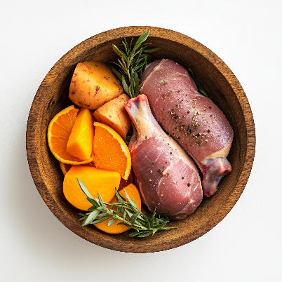 Grain Free Duck with Sweet Potato & Orange
