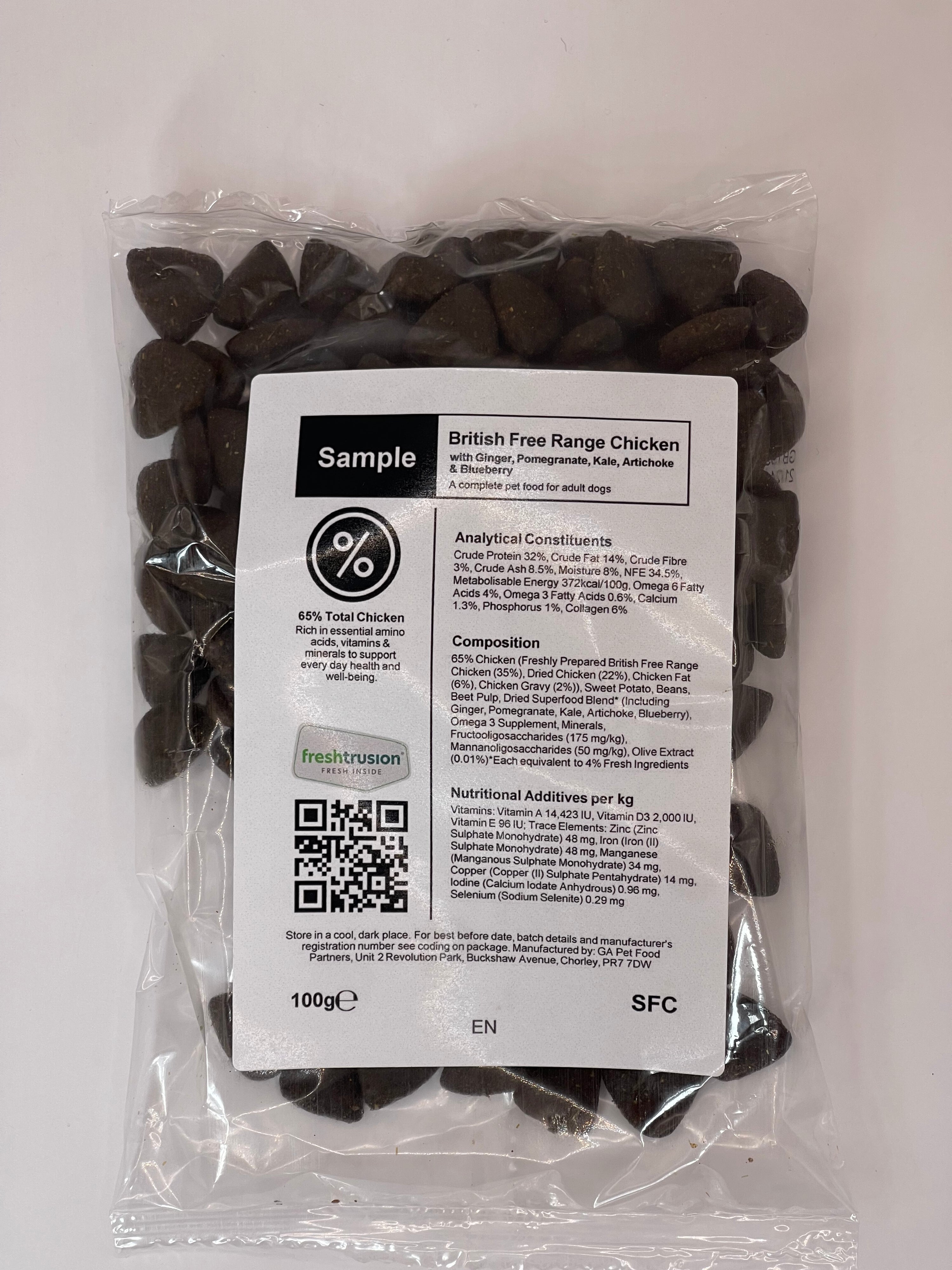 British Free-Range Chicken with Ginger, Pomegranate, Kale, Artichoke & Blueberry