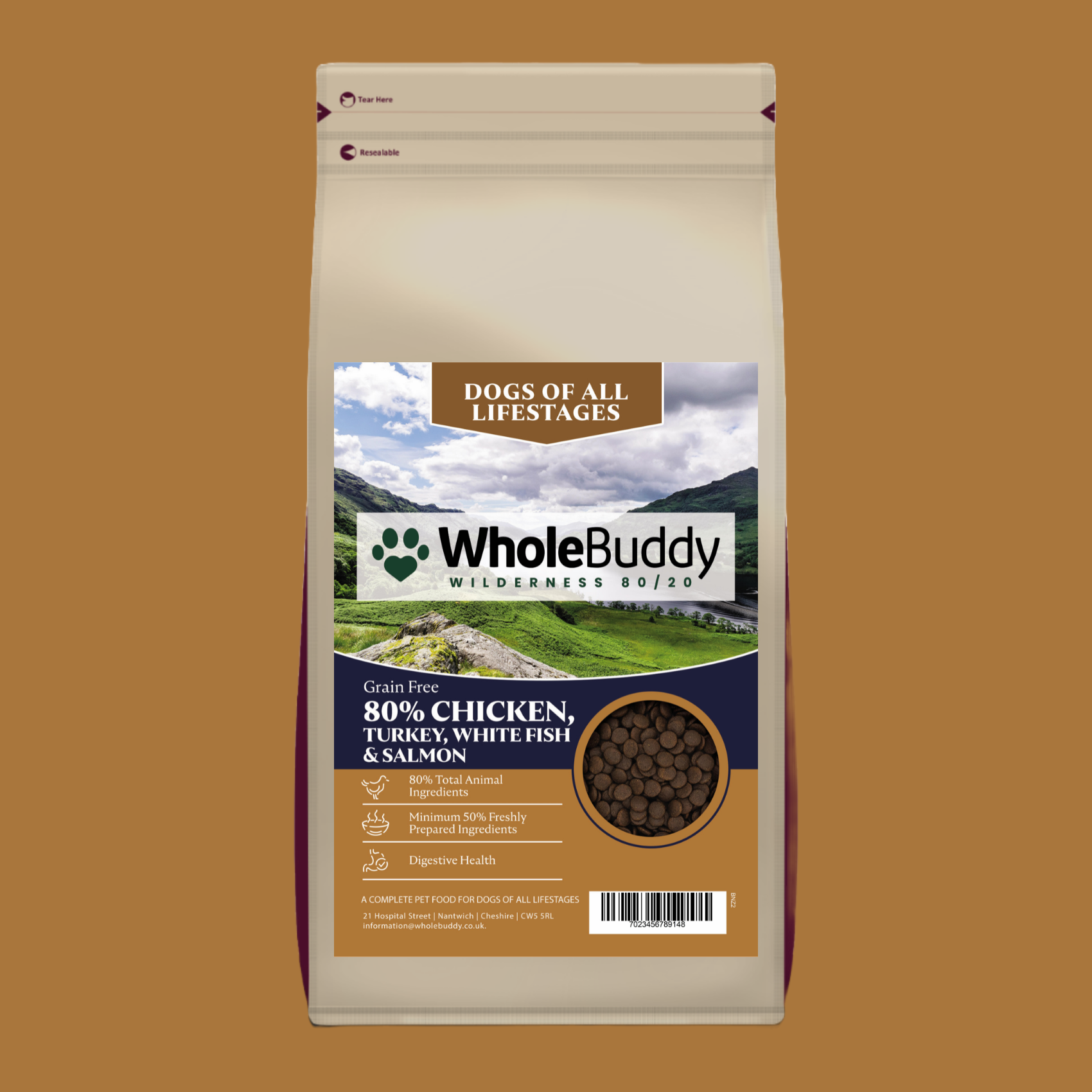 WholeBuddy Wilderness⁸⁰ Chicken, Turkey, White Fish & Salmon