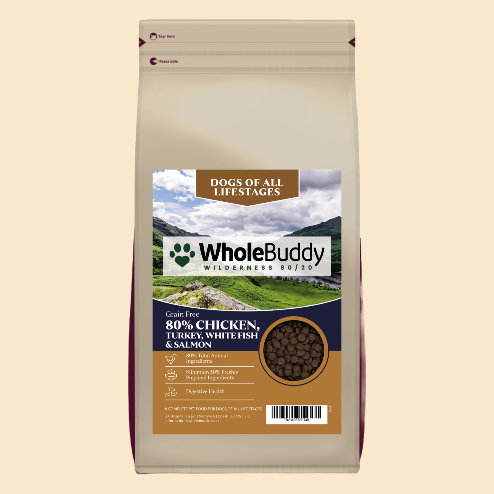 WholeBuddy Wilderness⁸⁰ Chicken, Turkey, White Fish & Salmon