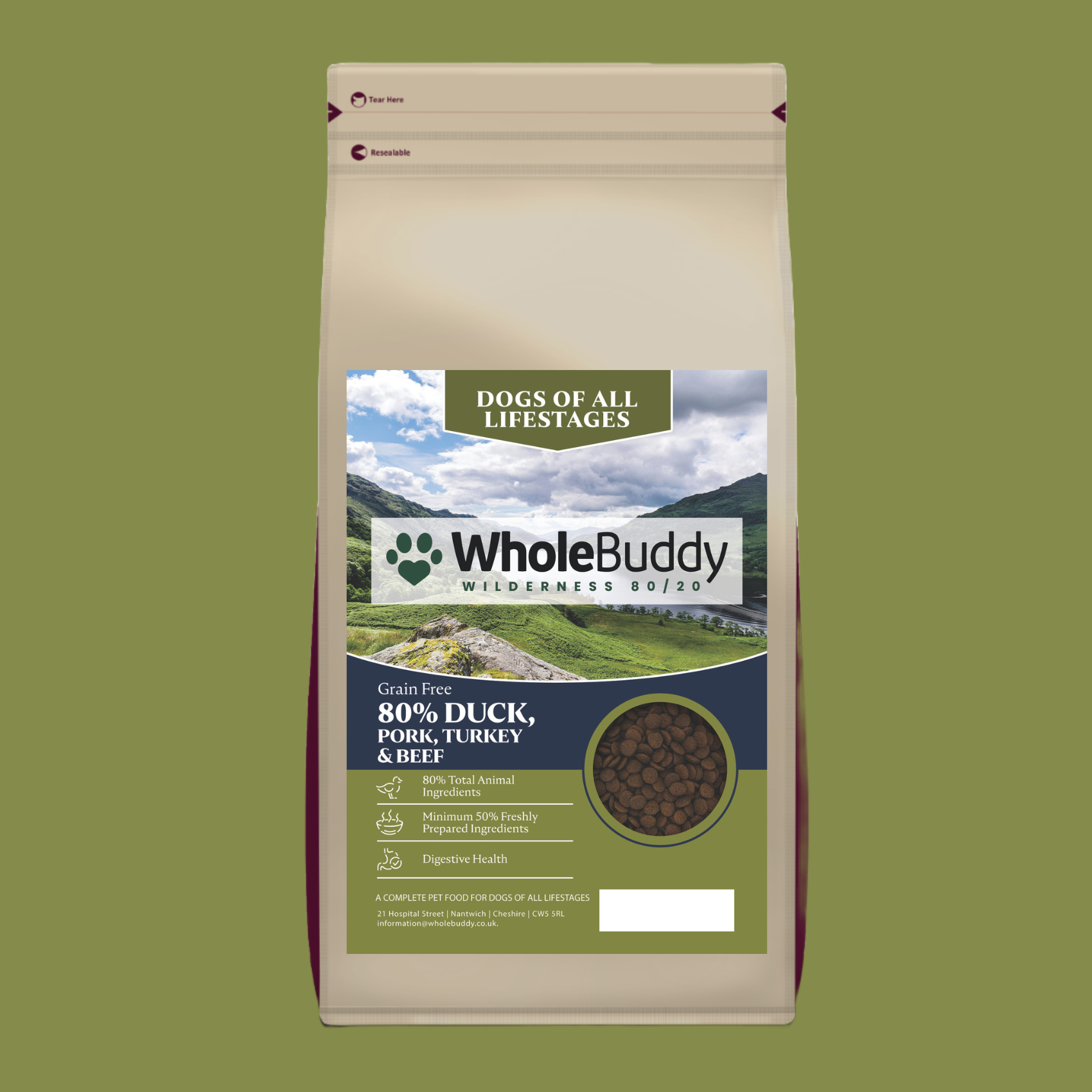 WholeBuddy Wilderness⁸⁰ Duck, Pork, Turkey & Beef